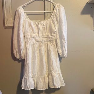 Brand new white small mini dress